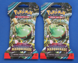 POKEMON SCARLET & VIOLET TWILIGHT MASQUERADE BOOSTER 2 PACKS - Image 1