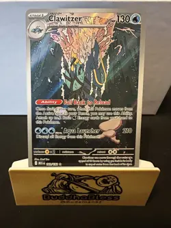 Pokemon TCG Clawitzer Holo Mega Evolutions 141/132 - Image 1