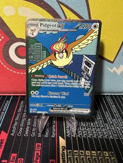 Pokemon TCG 2023 Pidgeot EX 225/197 Special Illustration Obsidian Flames NM - Image 1