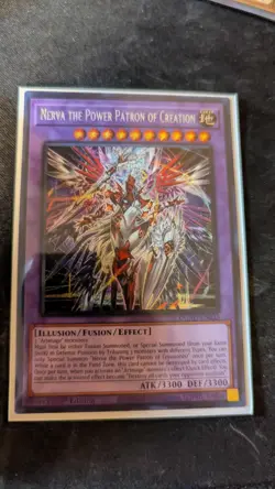 Yugioh Nerva the Power Patron of Creation (DUAD-EN033) - Secret Rare NM - Image 1