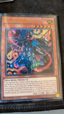 Yugioh NM K9-04 Noroi - DOOD-EN025 - Ultra Rare 1st Edition EURO PRINT - Image 1
