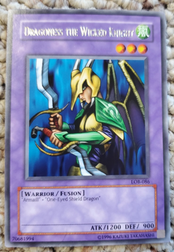 Yu-Gi-Oh! TCG - Dragoness The Wicked Knight (LOB-086) - Image 1