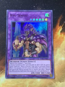 Yugioh! Ryu Senshi SBAD-EN040 1st Edition Super Rare Near Mint! - Image 1