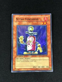 YUGIOH NITRO SYNCHRON TDGS-EN002 1ST SUPER PLAY/EDGEWARE - Image 1