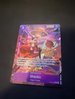 Shanks R OP13-065 Alt Art Carrying On His Will One Piece Card Game TCG English - Image 2