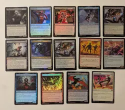 Magic The Gathering Spider-Man 14-Card Lot Uncommon Foils M/Nm NM - Image 1
