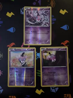 Pokemon Cards: Gothita Reverse Holo Bundle (lot of 3 cards) - Image 1
