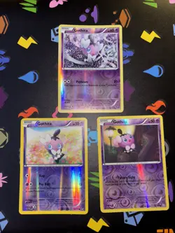 Pokemon Cards: Gothita Reverse Holo Bundle (lot of 3 cards) - Image 2