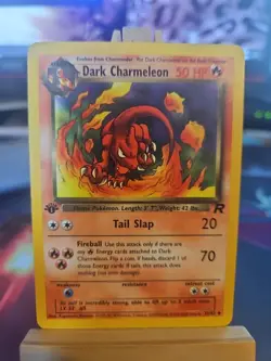 Pokemon Dark Charmeleon TCG Card 32/82 1st Edition Rocket NM- Very Clean! - Image 1