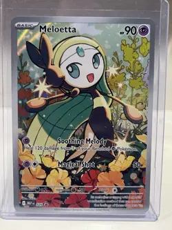 Meloetta Promo Card MEP 026 Phantasmal Flames TGC Pokemon - Image 1