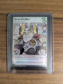 King Altador 2005 Neopets TCG Darkest Faerie NM Rare Holo Card 19/150 - Image 4