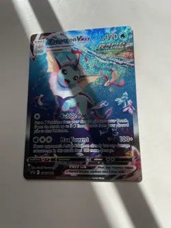 Vaporeon VMAX SWSH182 Sword & Shield Promo Holo Pokemon TCG Card - Image 3