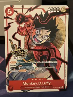 Monkey.D.Luffy - ST01-012 (3rd Anniversary) ST01-012 One Piece Promotion Cards - Image 1