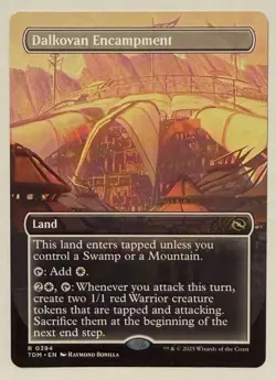 Dalkovan Encampment Borderless - Tarkir: Dragonstorm: MTG - Image 1