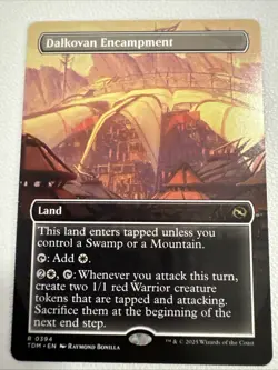 Dalkovan Encampment Borderless (NM Non-Foil) TDM-0394 Rare MTG - Image 1