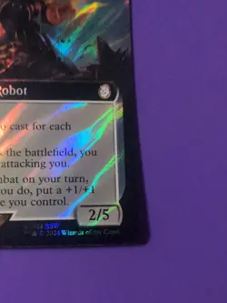 MTG - Sentry Bot - Extended Art - Surge Foil- Free P+P - Image 5