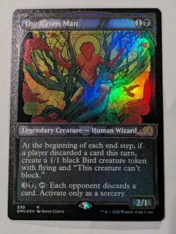The Raven Man (Textured Foil) Dominaria United - MTG RARE - Image 1
