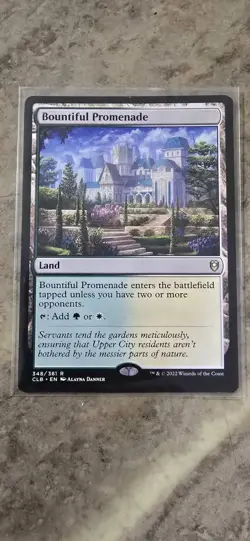 Bountiful Promenade Commander Legends: Battle for Baldur's Gate Regular Land MTG - Image 1
