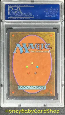 MTG Unlimited Edition 1993 Black Ward PSA 9 Mint Old School 93/94 - Image 2