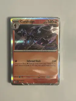 Pokemon Phantasmal Flames Sealed Ceruledge Promo #014 Pre-Release Deck #ML - Image 1