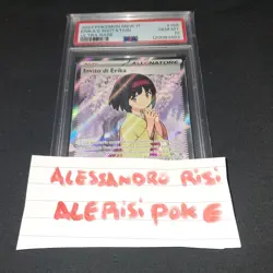Pokemon PSA 10 Invito Di Erika #196 Full Art 151 2023 Italiano - Image 1
