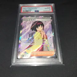 Pokemon PSA 10 Invito Di Erika #196 Full Art 151 2023 Italiano - Image 2