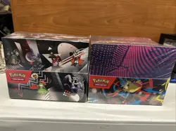 Sealed Lot Pokemon Mega Evolution AND BLACK BOLT WHITE FLARE Mini Tins Display - Image 1