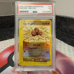 Pokemon Dugtrio Expedition Reverse Holo Rare #10 PSA 5 EX - Image 1