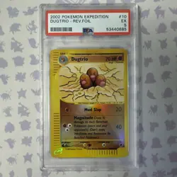 Pokemon Dugtrio Expedition Reverse Holo Rare #10 PSA 5 EX - Image 5