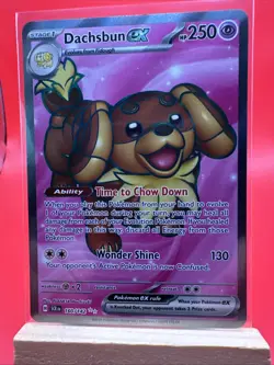 Dachsbun ex, Pokemon SV07: Stellar Crown Ultra Rare, 160/142 NM - Image 1