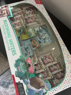 Pokemon TCG Scarlet & Violet 151 Blooming Waters Premium Collection Box Sealed - Image 1