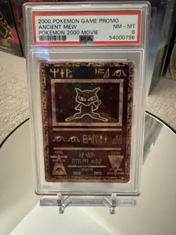 🌌 Pokemon TCG - Ancient Mew Movie Promo (2000) - PSA 8 NM-MINT 🔥Vintage Holo - Image 1
