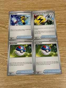 Pokemon TCG- Super Rod, Superior Energy Retrieval, Great Ball - Common - Image 1