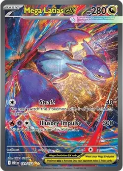 1x Mega Latias ex (#181/132) - Holofoil NM Eng Pokemon - ME01: Mega Evolution - Image 1