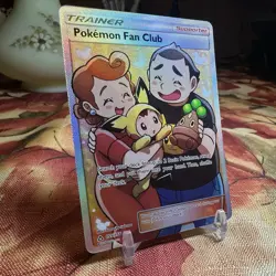 Pokemon Fan Club - 155/156 - Full Art Ultra Rare Ultra Prism Trainer Pokemon NM - Image 2