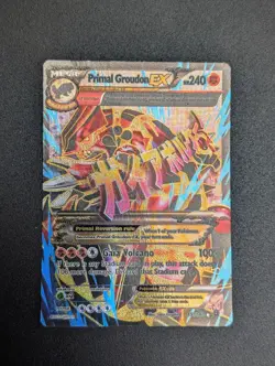 Pokemon M Primal Groudon EX 151/160 Ultra Rare Holo Mega Primal Clash - Image 1