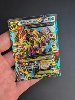 Pokemon M Primal Groudon EX 151/160 Ultra Rare Holo Mega Primal Clash - Image 4