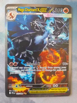 Pokemon - Phantasmal Flames English Mega Charizard X EX 125/094 NEAR MINT - Image 1