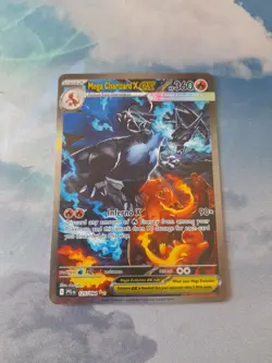 Pokemon - Phantasmal Flames English Mega Charizard X EX 125/094 NEAR MINT - Image 2