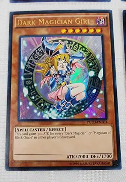 Konami Yugioh Dark Magician & Dark Magician Girl Card Set of 6 - Image 2