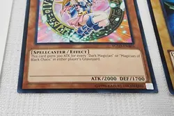 Konami Yugioh Dark Magician & Dark Magician Girl Card Set of 6 - Image 3