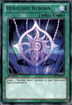 Heraldry Reborn - Rare 1st Edition CBLZ-EN057 - LP - YuGiOh - Image 1