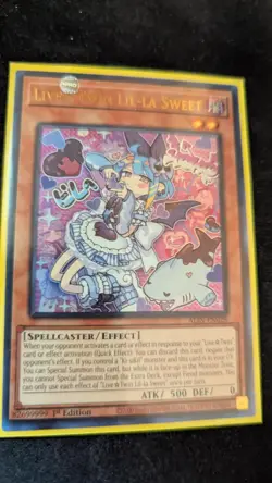 Yugioh Live Twin Lil-la Sweet - ALIN-EN028 - Ultra Rare 1st Edition NM - Image 1