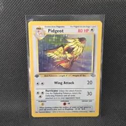Pidgeot 1st Edition Holo Jungle #8 Vintage 1999 Pokemon Trading Card Game - Image 1