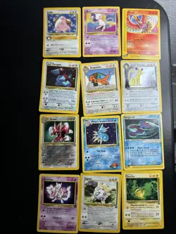 WOTC Pokemon Black Star Promo 12 Card Lot Mew Mewtwo Pikachu Dragonite MP-NM - Image 1