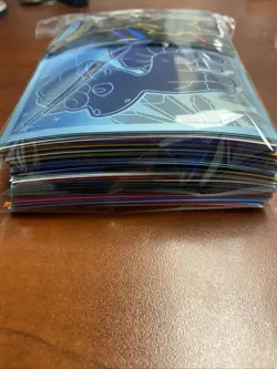 Lot of 200 Assorted Pokemon ETB Card Sleeves - Mostly Sword & Shield & SV - Image 2