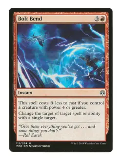 Bolt Bend MTG Instant Card War of the Spark 1x NM Magic the Gathering - Image 1
