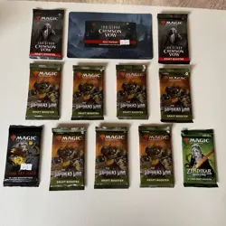 Lot Of 12 Magic The Gathering Sealed Booster Card Packs Dated 2020-2022 - Image 1