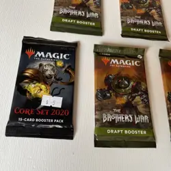 Lot Of 12 Magic The Gathering Sealed Booster Card Packs Dated 2020-2022 - Image 4
