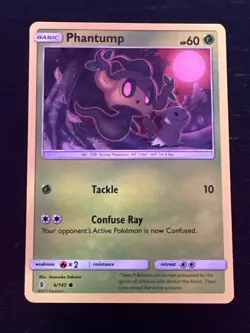 Phantump #6/145 Sun & Moon Guardians Rising Common Pokemon 2017 TCG Card - Image 2